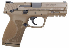 Smith & Wesson 12459 M&P M2.0 Compact 9mm Luger 4 15+1 Flat Dark Earth Thumb Safety