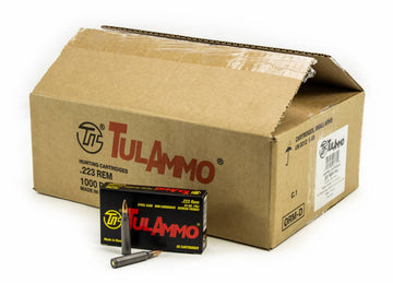 TulAmmo .223 Remington 55Gr FMJ Russian 1000rd Case