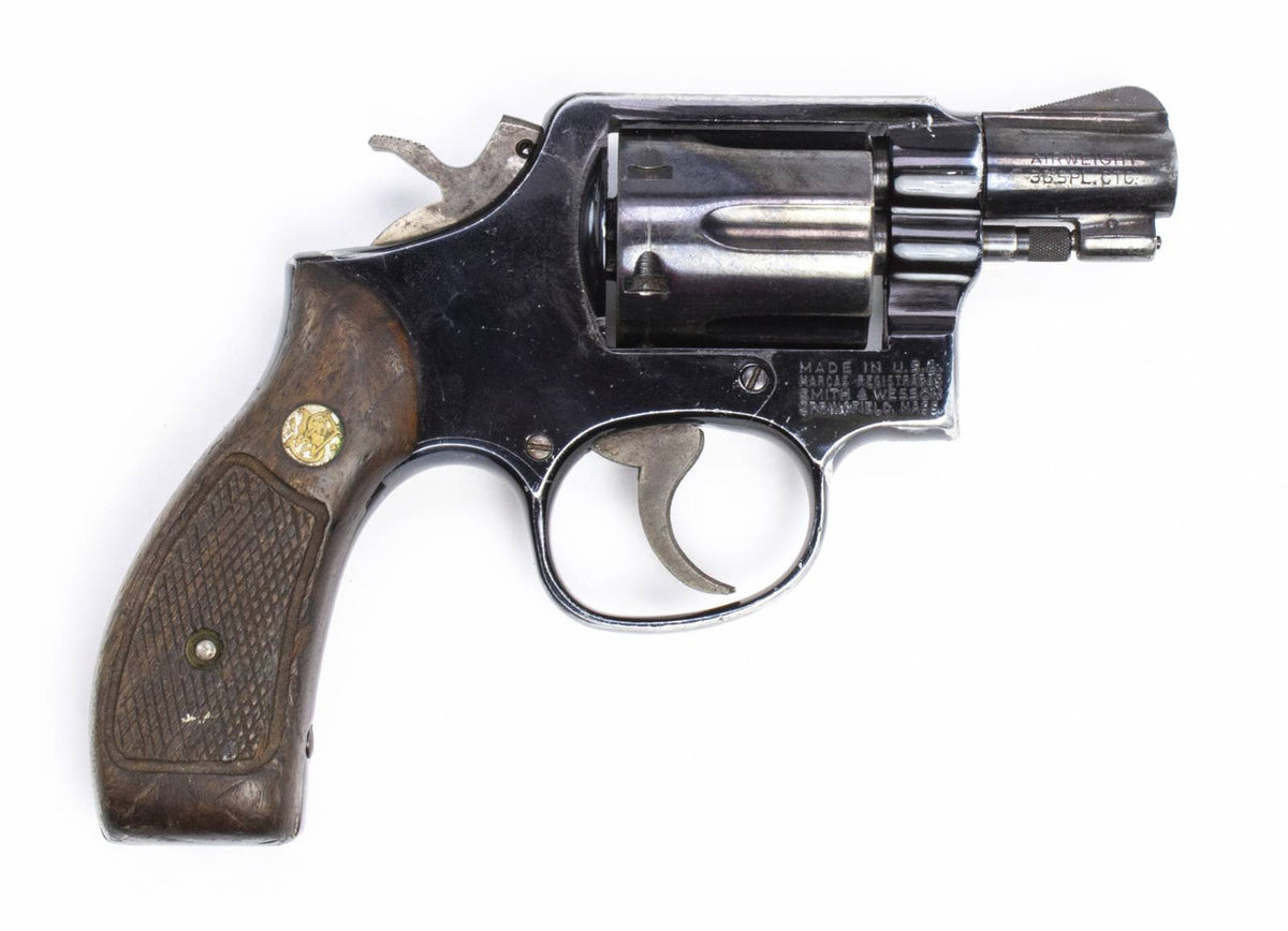S&W 12-2 AIRWEIGHT 38 SPECIAL 2 BARREL ROUND BUTT BLUED