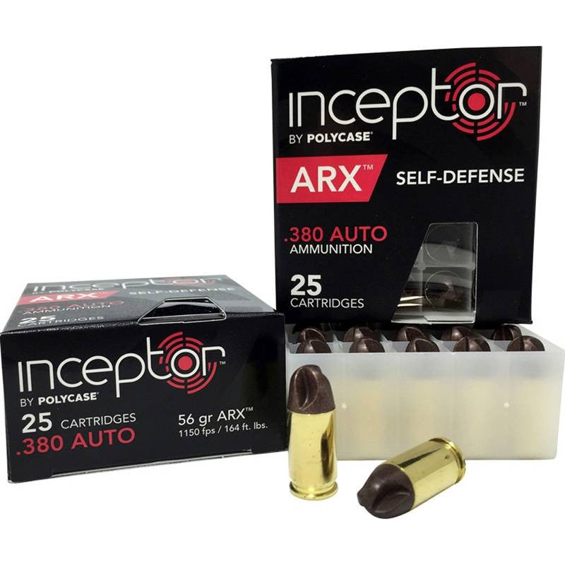 .380 Inceptor 56GR ARX Self-defense - 25rds