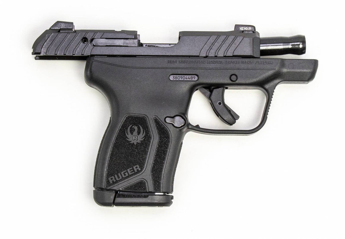 Ruger 13716 LCP Max 380 ACP 2.80 10+1 Black Polymer Frame Black Oxide Steel Black Polymer Grip