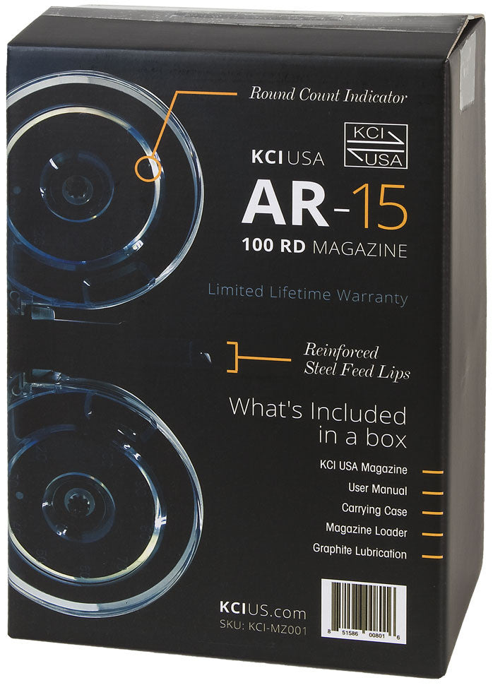 KCI AR-15 .223/5.56 100rd Gen 2 Drum