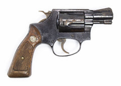 S&W 36 .38SPL 2" BARREL BLUE FIXED SIGHT SQUARE BUTT-