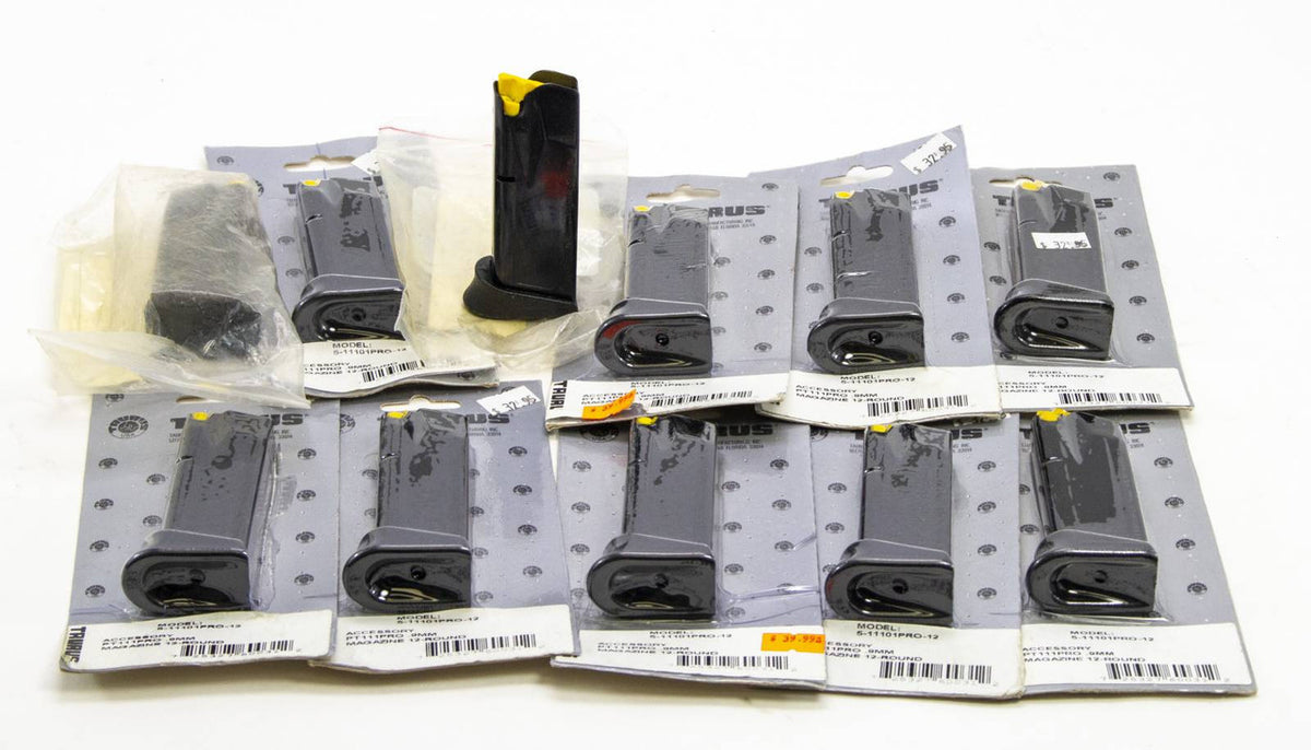 11 NEW TAURUS PT111 PRO 9MM 12RD MAGS