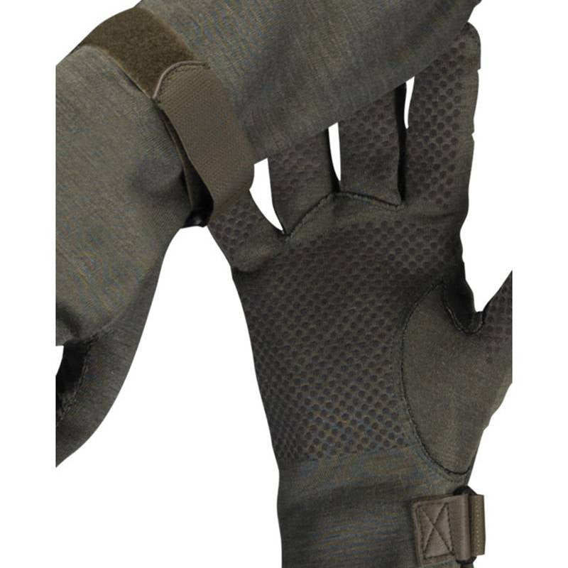 German OD Nomex Pilot Gloves with Gripper (New) - Extra Large