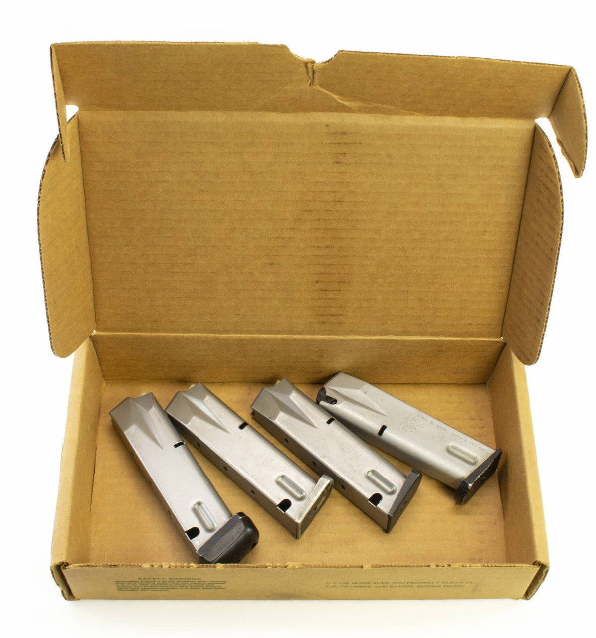 Beretta 92 Stainless 9mm 16rd Magazines USED 4 pack