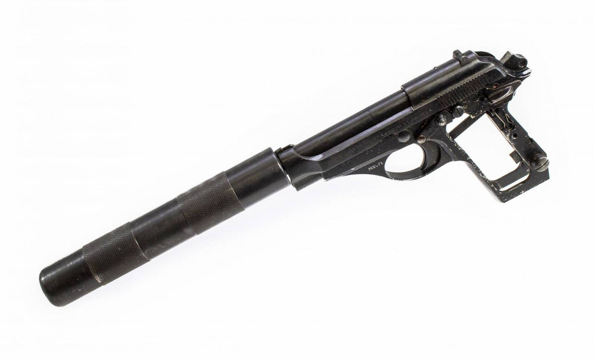 Beretta 71 22LR Pistol - 9.25 Barrel w/Faux Supressor - Good Condition - No Mag