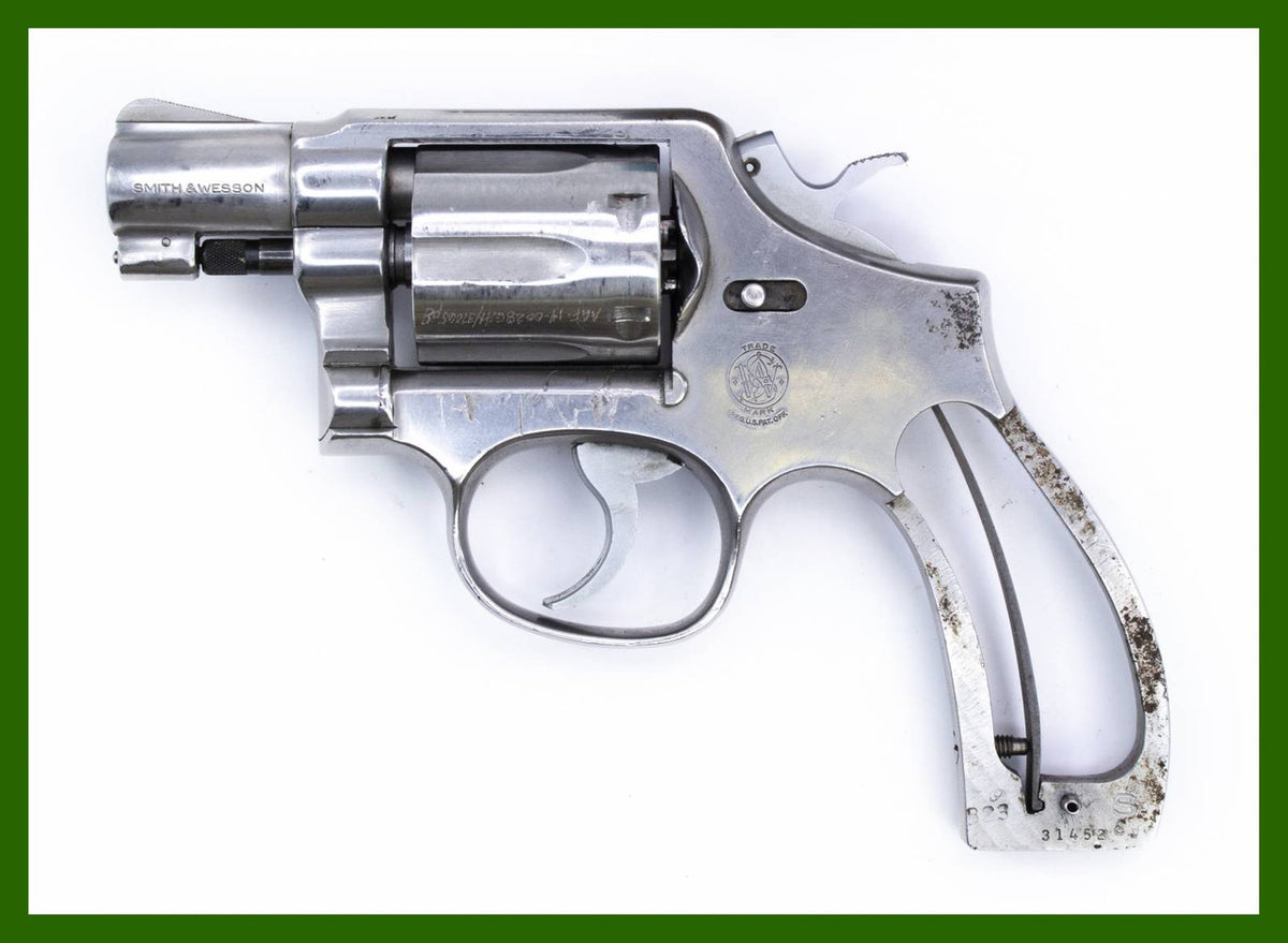 S&W 64-2 Revolver, 38 Special, 2 Barrel, Stainless Steel