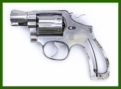 S&W 64-2 Revolver, 38 Special, 2 Barrel, Stainless Steel