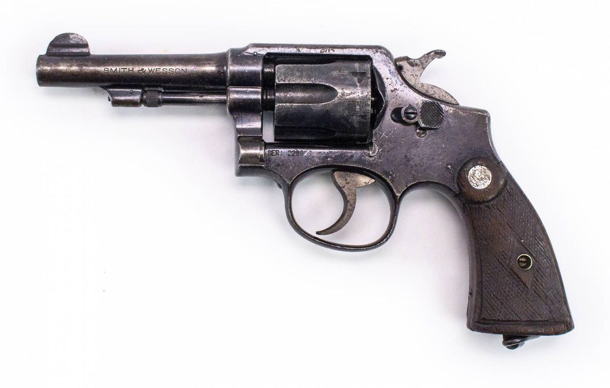 S&W Revolver, Victory 38 Special 4 Barrel, Blued4458