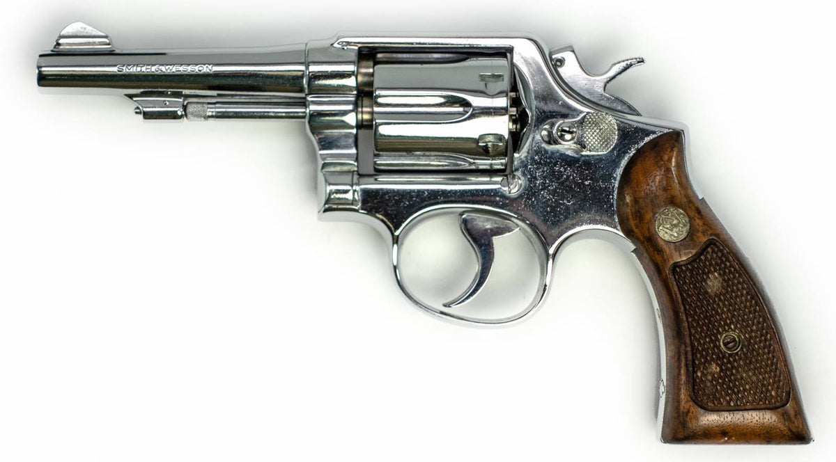 S&W 10-5 38 SPECIAL 4 BARREL SQUARE BUTT NICKEL4542