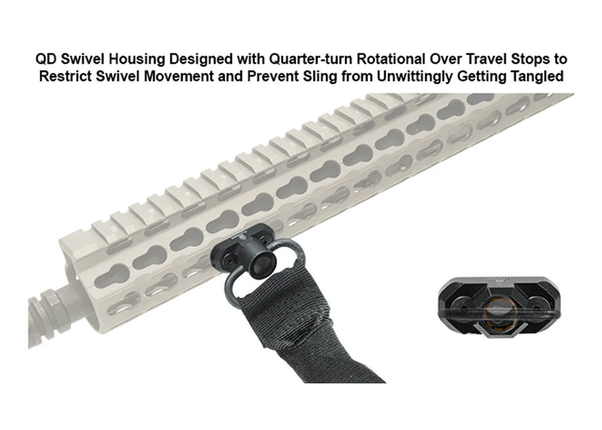 UTG PRO Keymod Compatible Standard QD Sling Swivel Adapter
