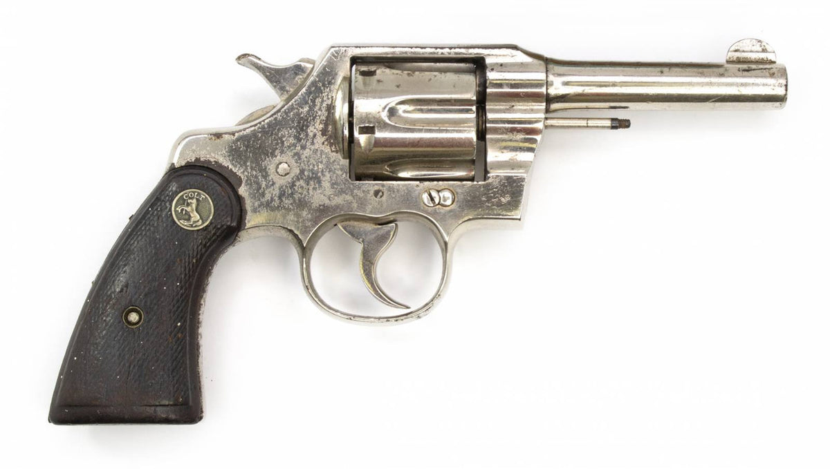 Colt Official Police, C&R, Revolver, .38 Special, 4 Barrel, Nickel