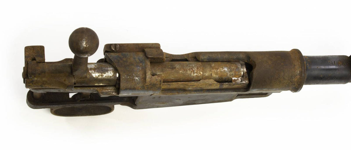 Turkish 8mm Ottoman Mauser 1893 Complete Barreled Action - No Furniture