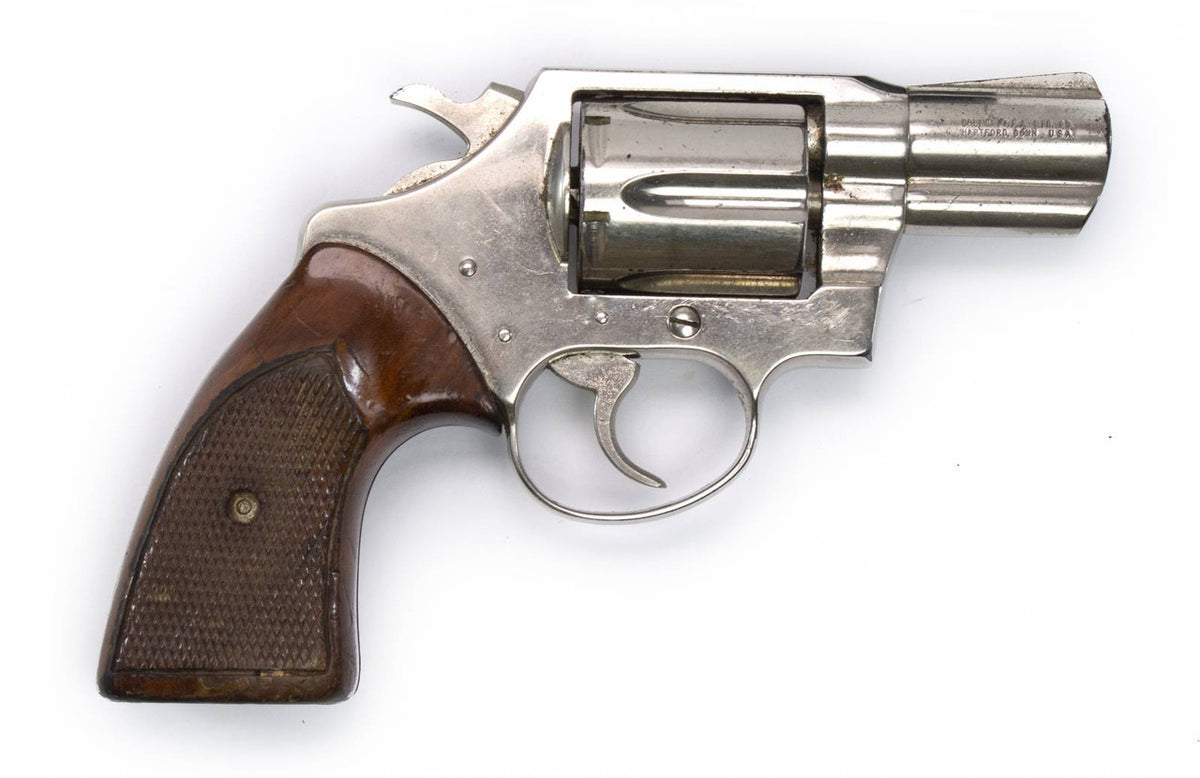 Colt Detective Special Revolver, .38 Special, 2 Barrel, Nickel3607
