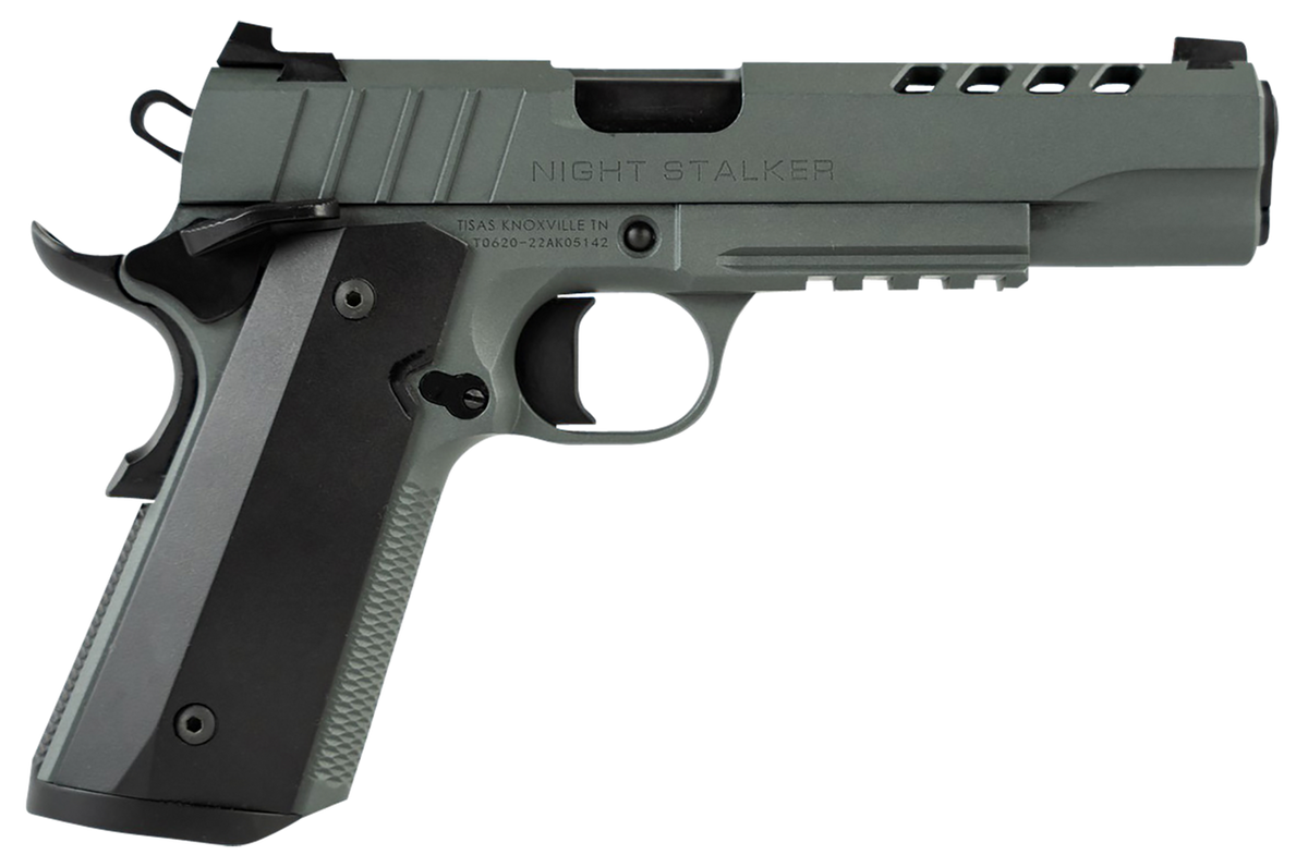 Tisas 1911 Night Stalker .45ACP, 5" Barrel - Gray