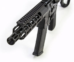 Stag Arms 15012211 Stag 15  300 Blackout 8 Pistol 30+1 Black Hard Coat Anodized Black Nitride SBA3 Pistol Stabilizing Brace Stock Black Magpul MOE SL Grip Left Hand