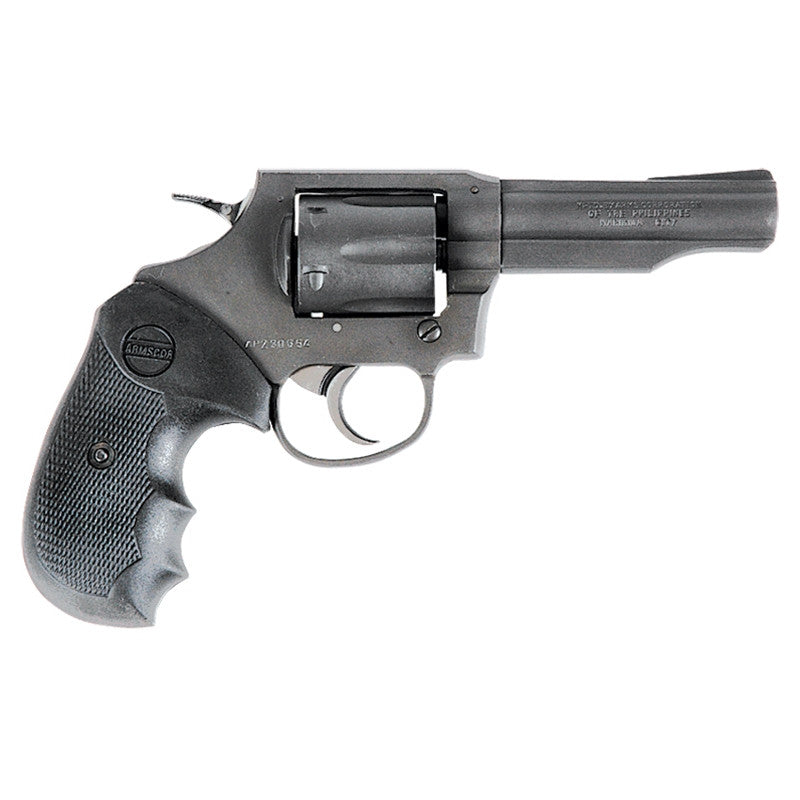 Rock Island 51261 Revolver M200 Single/Double 38 Special 4 6 Black Polymer Black Parkerized