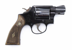 S&W 12-2 AIRWEIGHT 38 SPECIAL 2 BARREL FIXED SIGHTS SQUARE BUTT BLUED