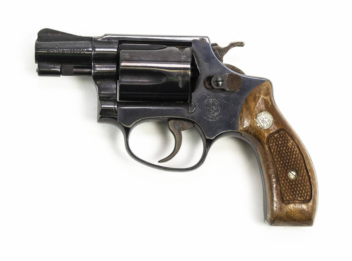 S&W 36 38 SPECIAL 2 BARREL BLUED REVOLVER TRIGGER ISSUE-USED