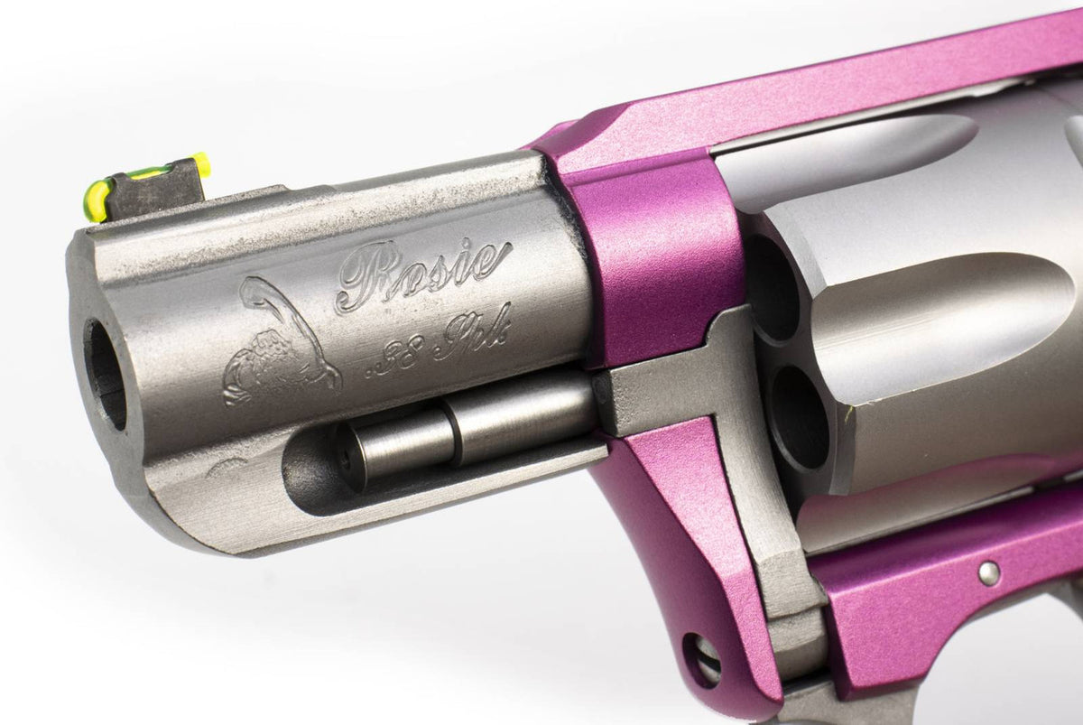Charter Arms Rosie .38 Special Stainless Steel / Pink Revolver