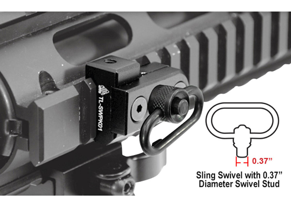 UTG Picatinny/Keymod Compatible Adaptor for QD Sling Swivel
