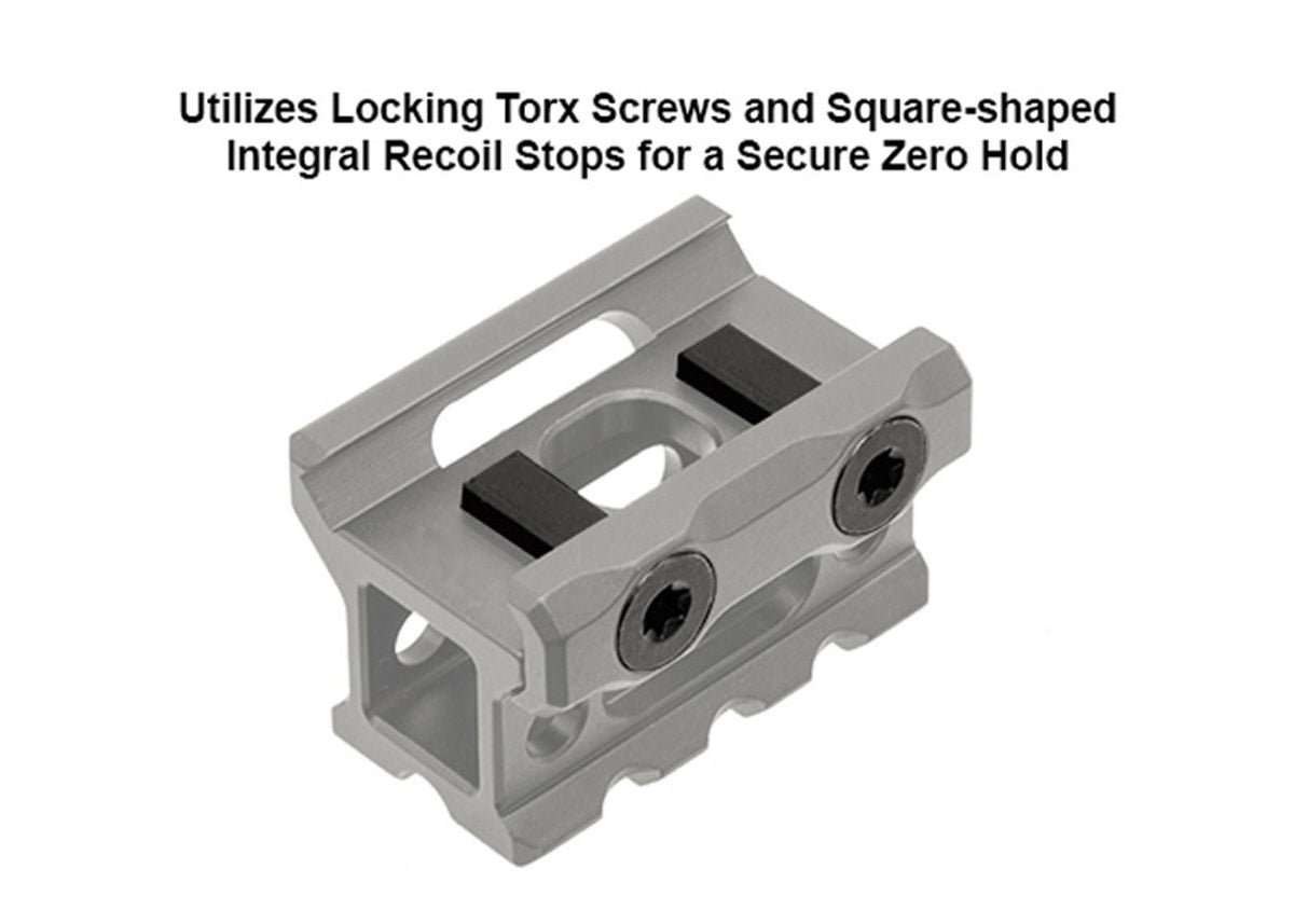 UTG 3 Slot 0.83h Super Slim Picatinny Riser Mount