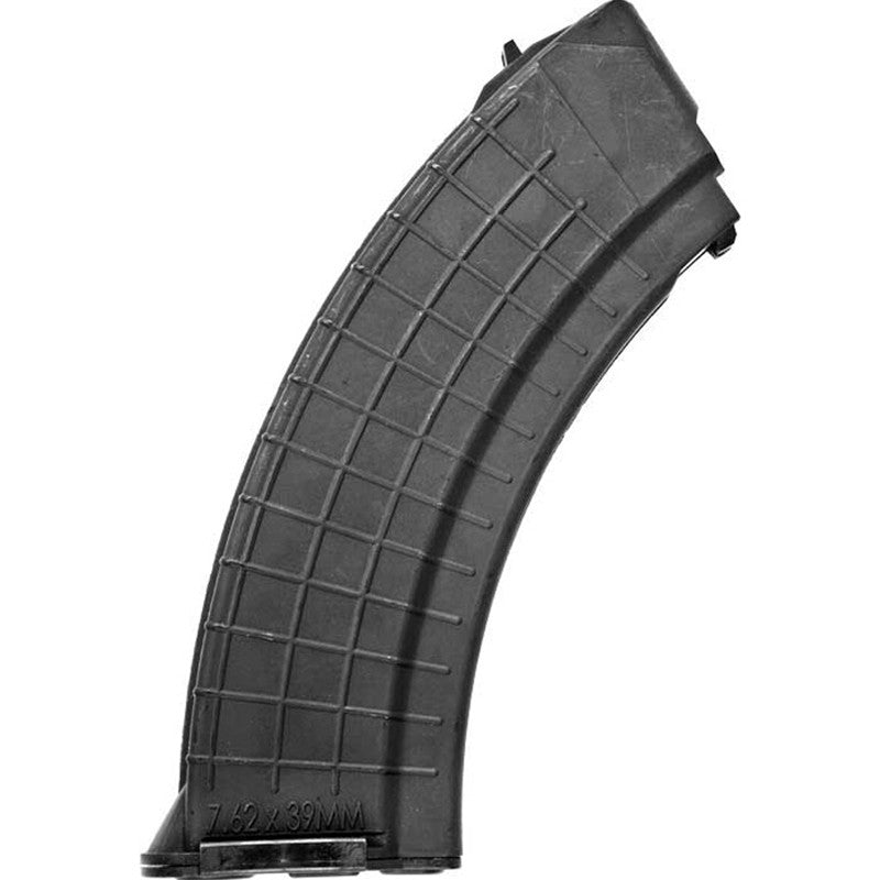 AK-47 7.62x39 30 RD Black Polymer Waffle Pattern Mag (US Mfg)