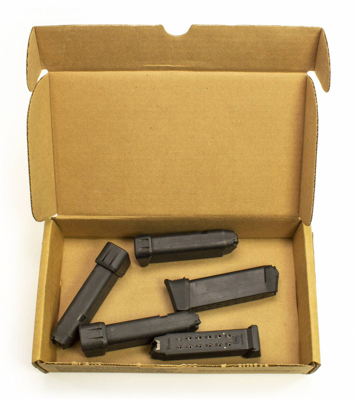 Glock 19 9MM 17rd Magazines USED 5 pack