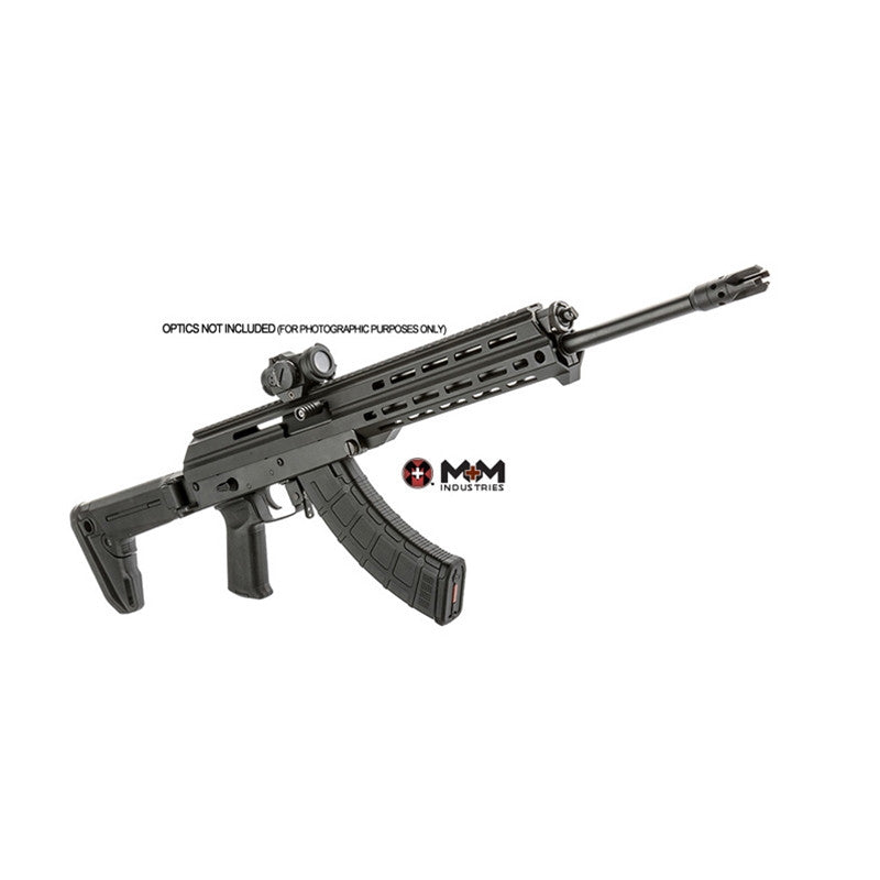 M+M Industries M10XZ M10X 7.62x39mm 16.50 30+1 Black 5 Position Side Folding Collapsible Stock