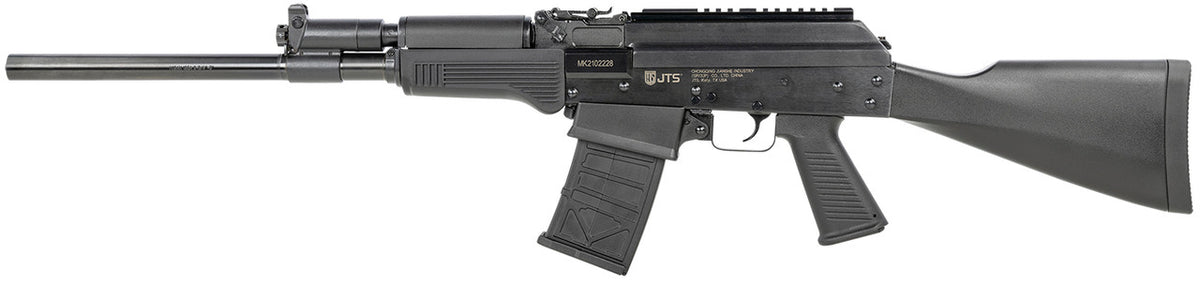 JTS Shotgun M12AK  Black 12 Gauge 18.70 3 5+1 Black, Fixed Stock
