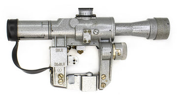 SVD Dragunov Scope 4x24 POSP - 1000m Range Finding Reticule Calibrated For 1.7m Height - Red Illuminated Reticle 8211