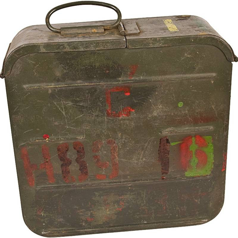 SG-43 Goryunov Ammo Can with Double Hinge and Metal Handle - Grade B