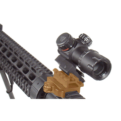 UTG 2-Rail 3 Slot Angle Mount w/QD Level Locking System