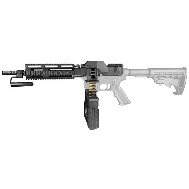 FM-9 9mm 11 Belt Fed AR-15/M16 Upper Receiver  Quad Rail Handguard