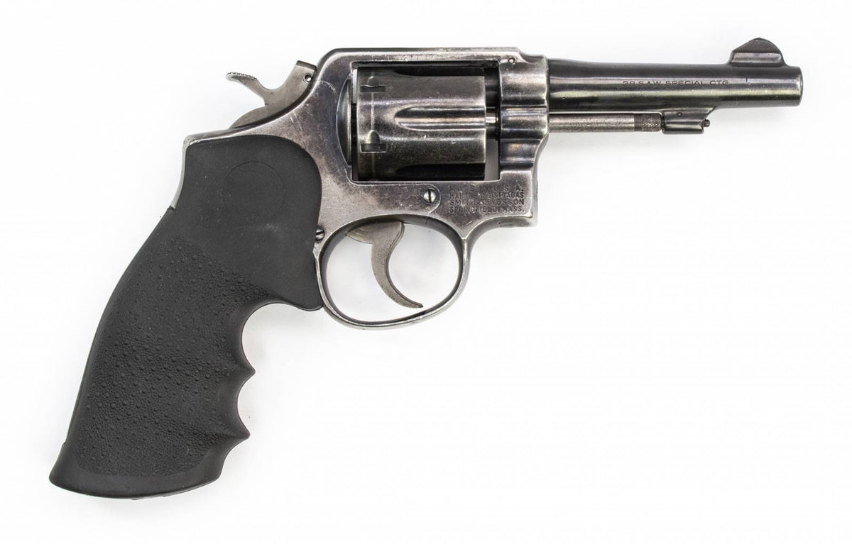 S&W 10-5 38 SPECIAL 4 BARREL SQUARE BUTT BLUED REVOLVER9824
