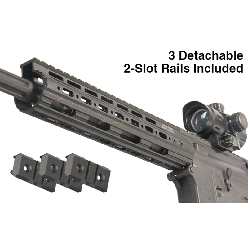 UTG PRO AR15 Mid Length 9 Super Slim Free Float Handguard