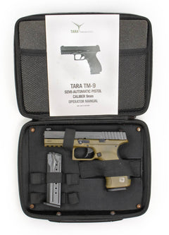 Used TARA TM-9 9mm, 4.5 Barrel - FDE/Black