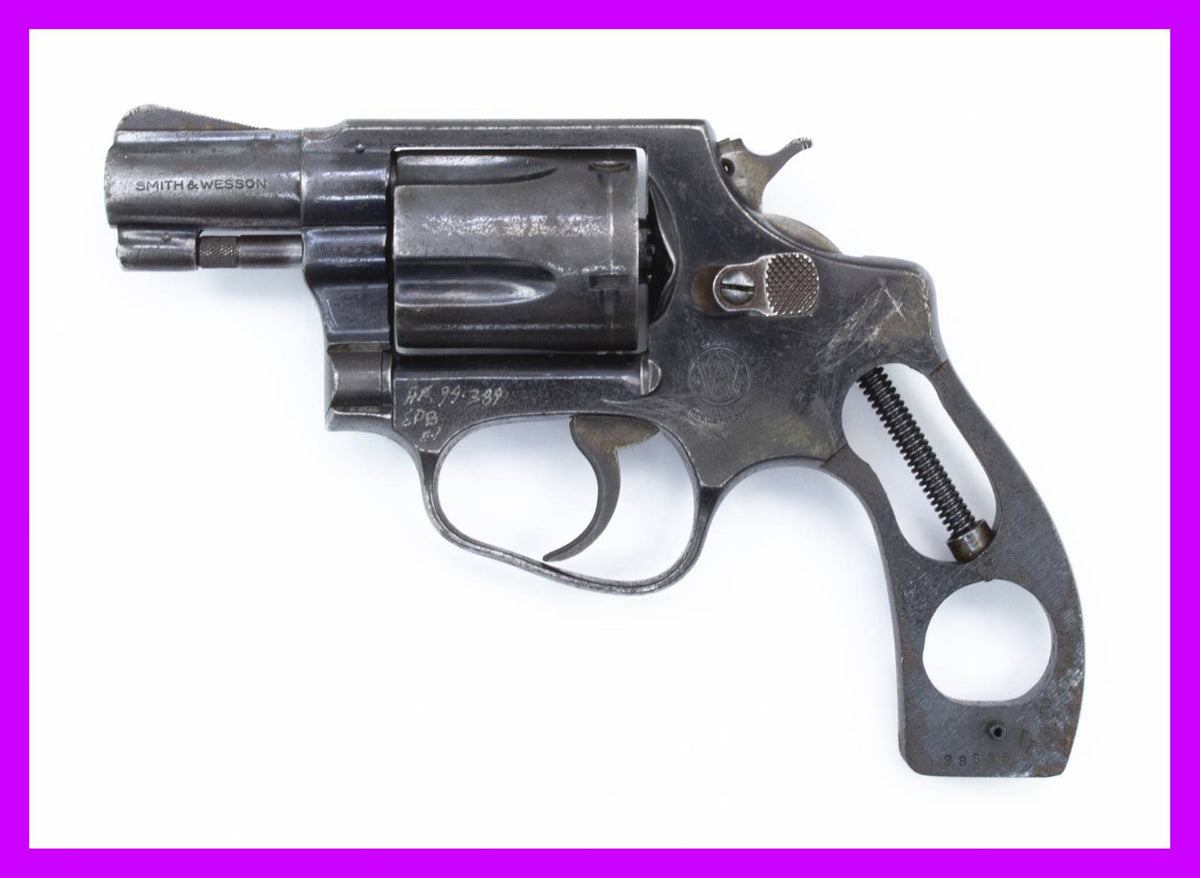 S&W 36, .38 SPECIAL 2" BARREL FIXED SIGHTS ROUND BUTT BLUED-
