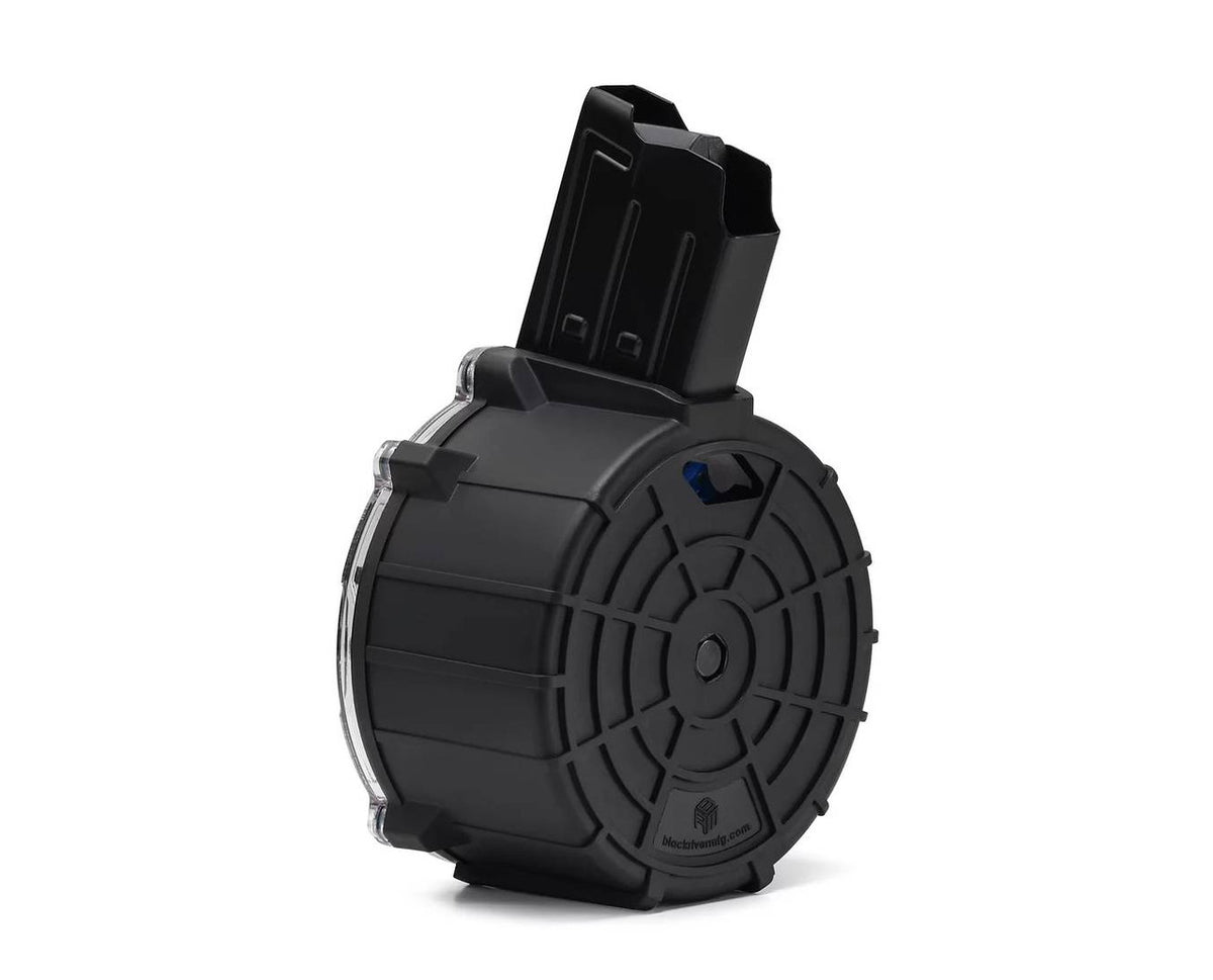 Black River Manufacturing 12ga 20rd Battle Drum - Black/Blue
