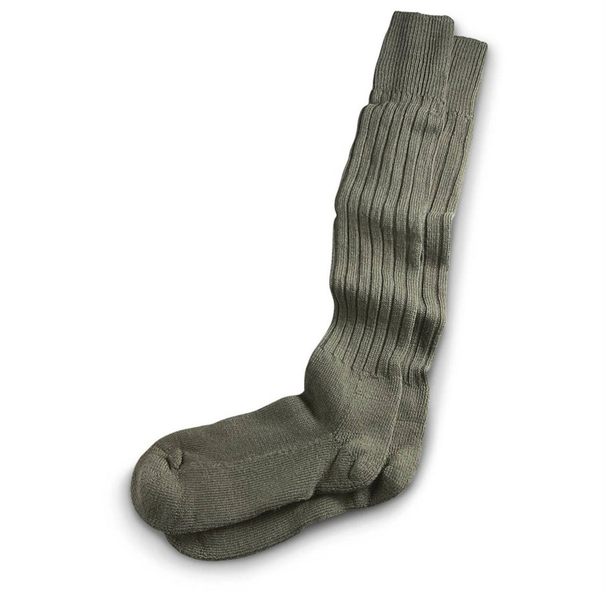 German Long Boot Socks Olive Drab Green - Surplus