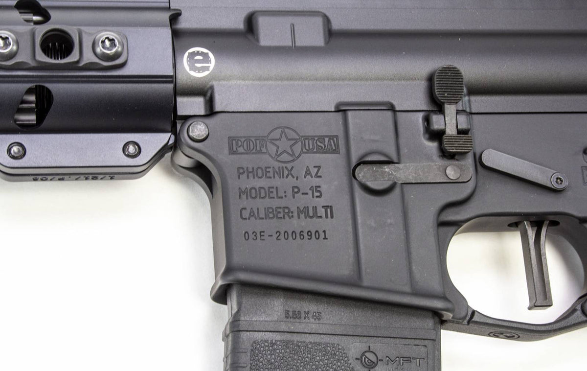 Patriot Ordnance Factory 01644 Minuteman Direct Impingement 5.56x45mm NATO 16.50 30+1 Black Hard Coat Anodized 6 Position MFT Stock