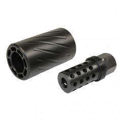 AR-15 .223/5.56mm Muzzle Compensator with QD Blast Shield