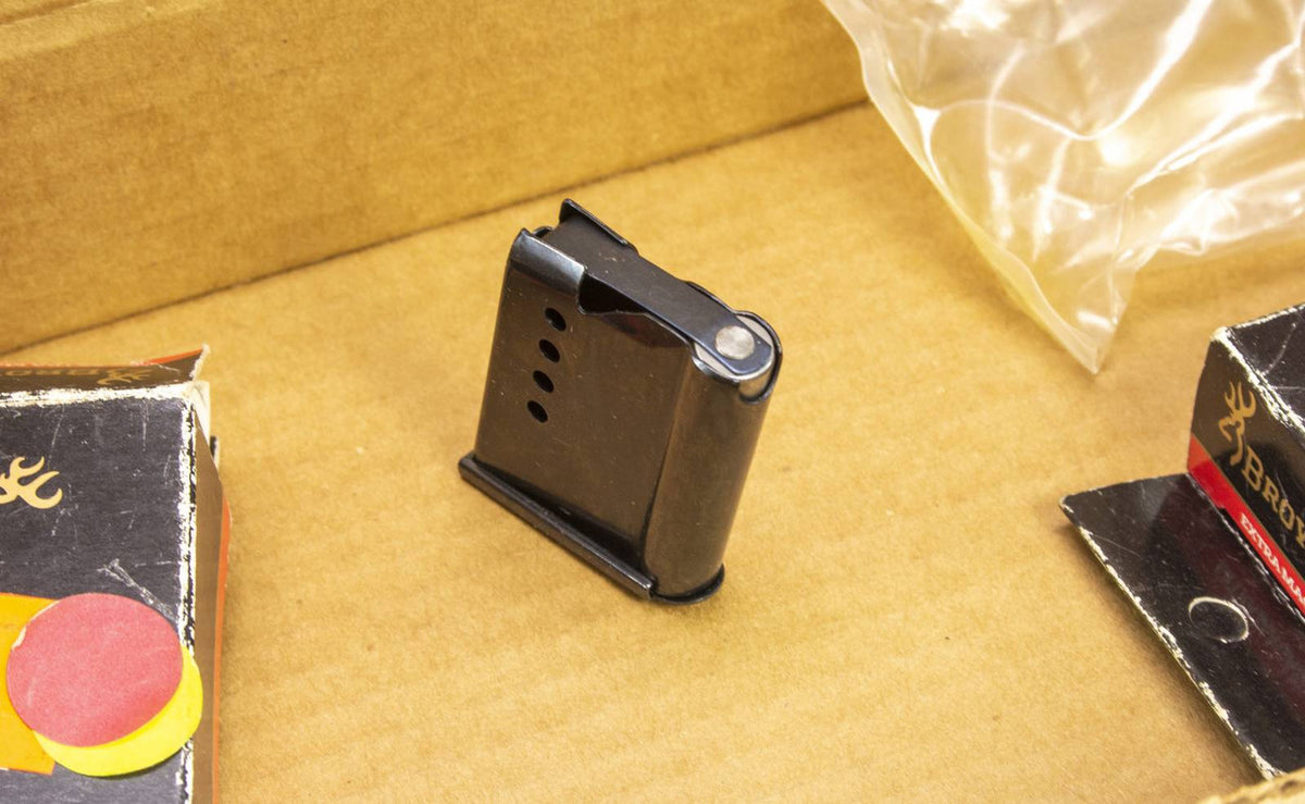 (2) BROWNING A-BOLT .22LR 5RD MAGAZINES