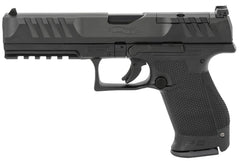Walther Arms 2844222 PDP Compact Optic Ready 9mm Luger 5 15+1 Black Black Steel Slide Performance Duty Textured Black Polymer Grip