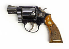 S&W REVOLVER 12-2 AIRWEIGHT 38 SPL 2 BARREL FIXED SIGHTS SQUARE BUTT - BLUE