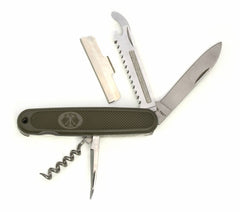 German Army Old Style Stainless Multi-Tool Pocket Knife - New