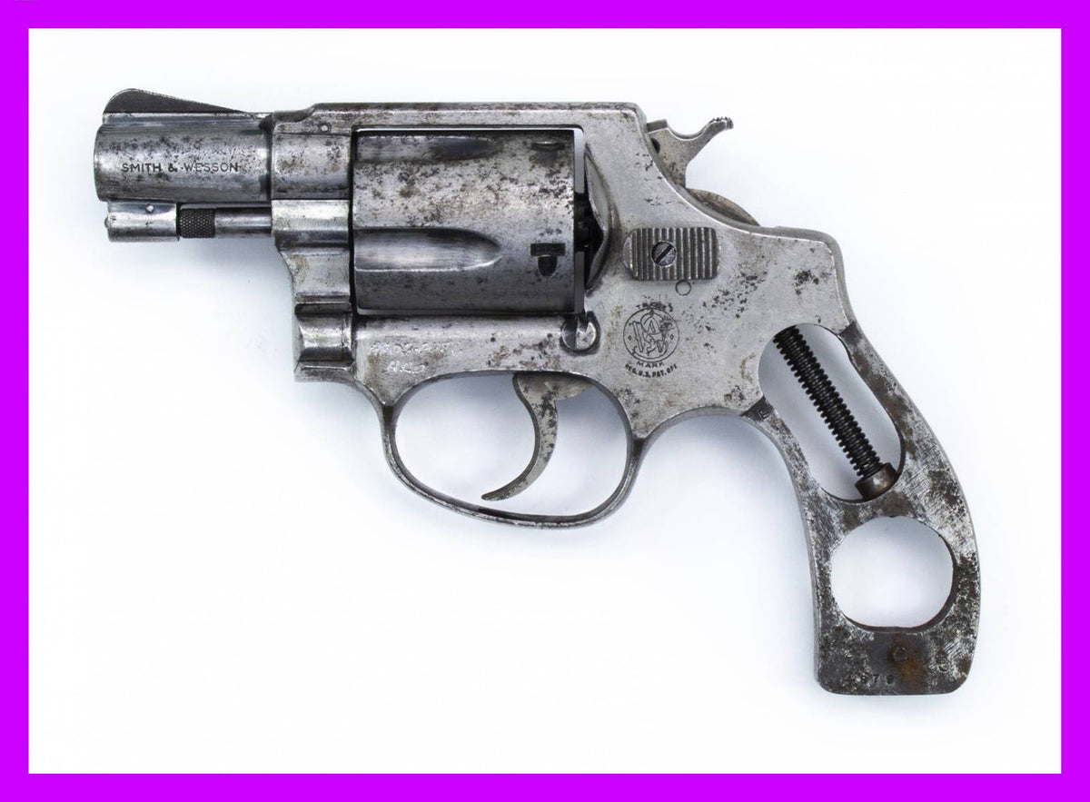 S&W 36, .38 SPECIAL 2 BARREL FIXED SIGHTS ROUND BUTT BLUED1670