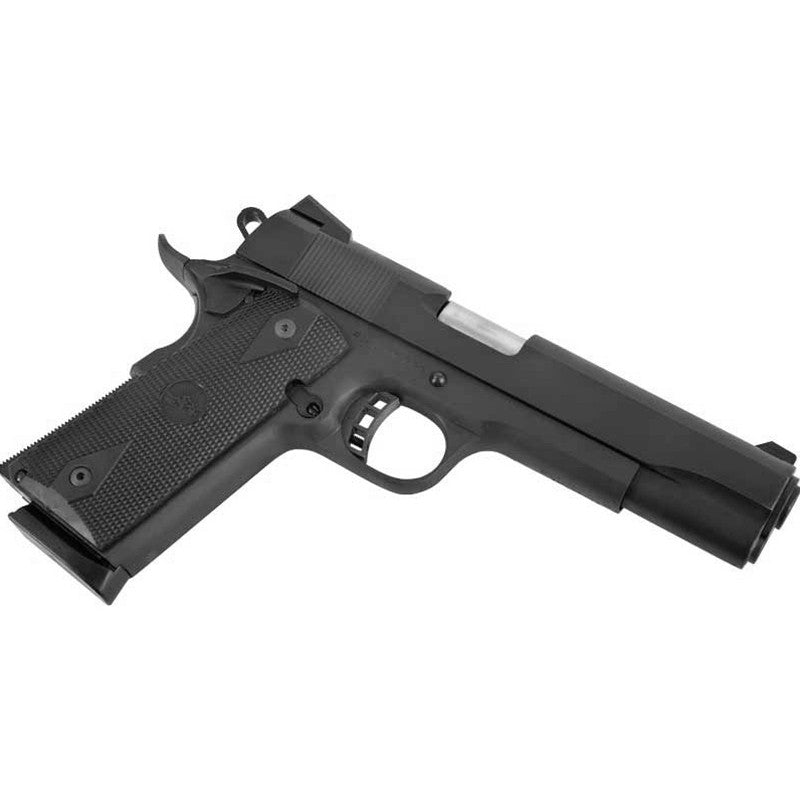Rock Island 51431 Rock Standard FS 45 ACP 5 8+1 Black Parkerized Black Rubber Grip Fixed Sights