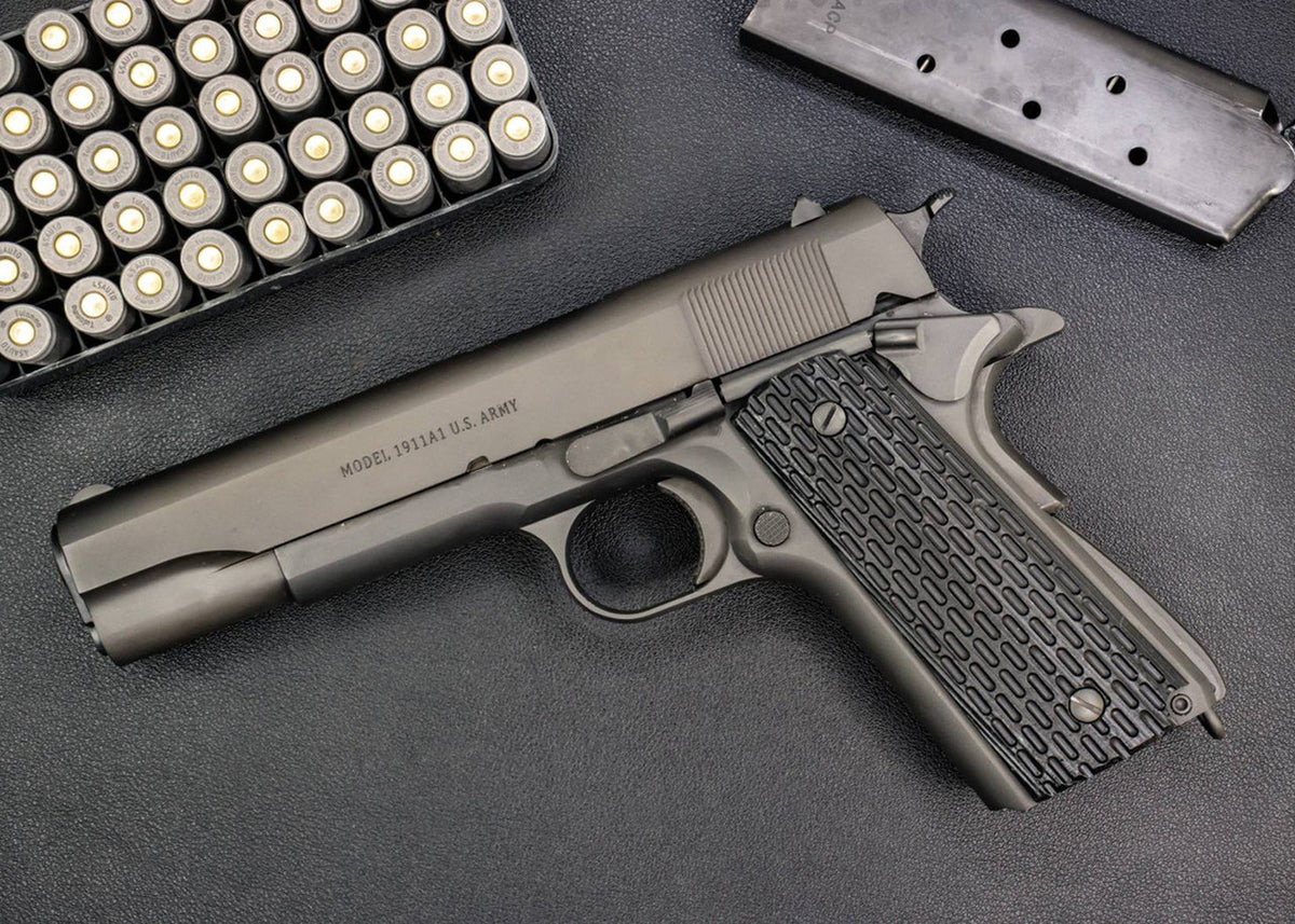 1911 Wood Micarta Dash Grip Set
